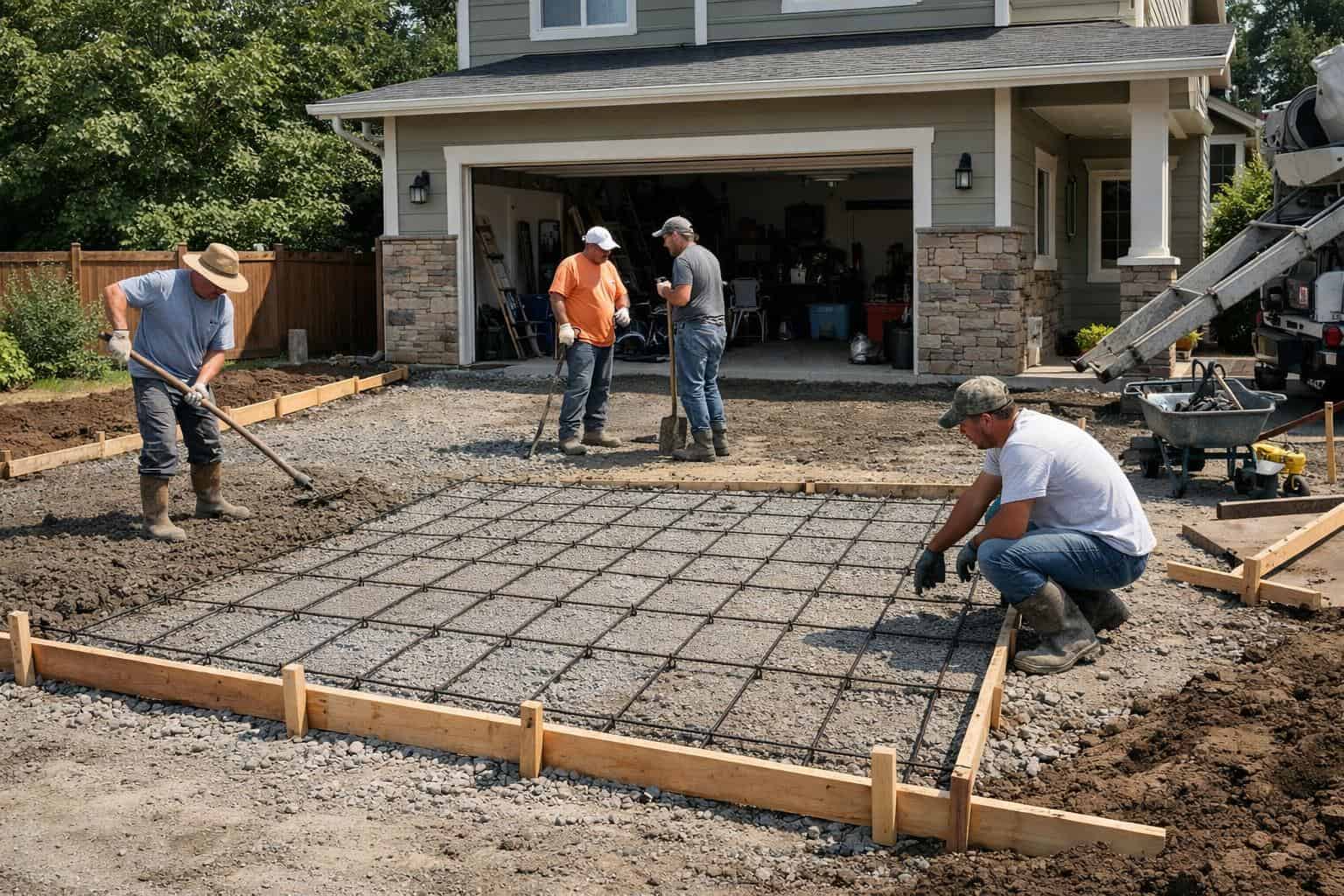 Concrete Driveway Installation Process Explained Step-by-Step