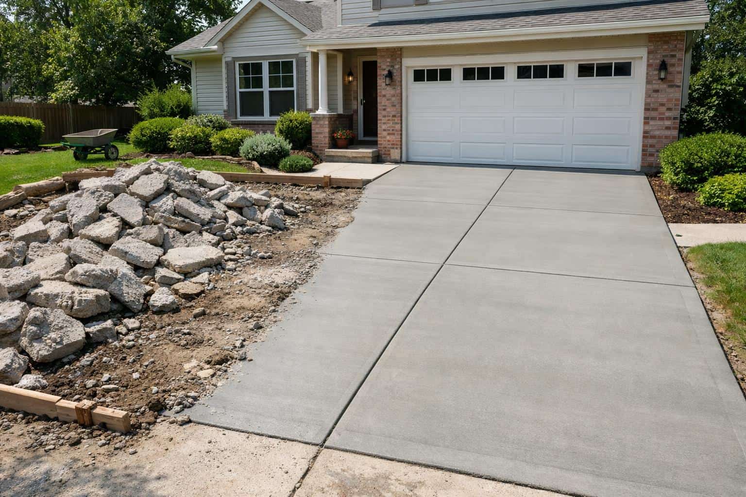 Replacing an Old Driveway vs Pouring New Concrete
