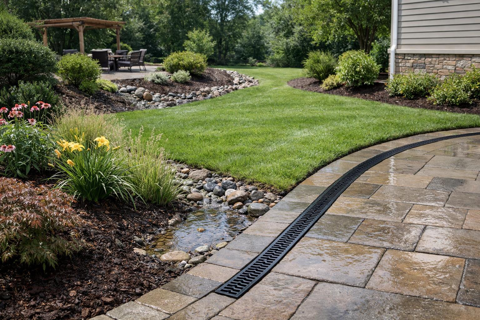 Residential drainage project relevant to homeowner quote comparison and scope planning