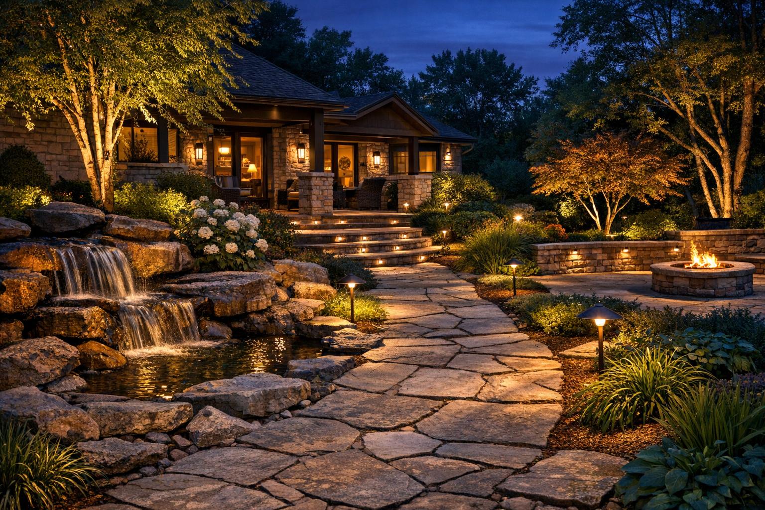What Affects Landscape Lighting Cost Guide for Homeowners