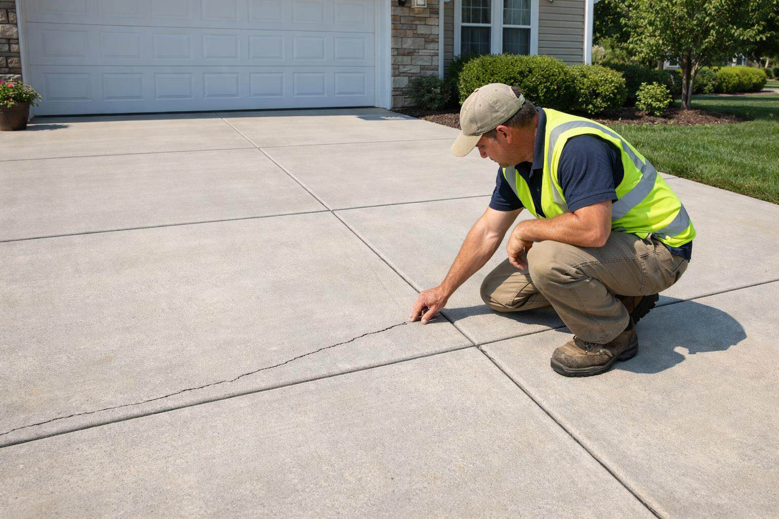 Why Concrete Driveways Crack and How Contractors Control It